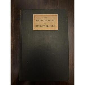 The Collected Poems of Rupert Brooke John Lane 1916 Hardcover Good Vintage